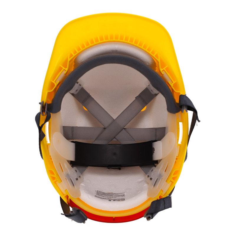 Casco-amarillo-dielectrico-tipo-II-6-apoyos---ratchet-Zubiola