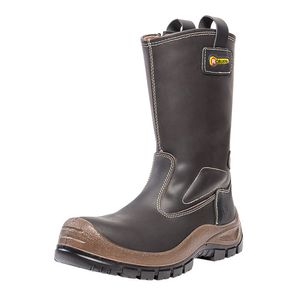 Bota soldador Welder café con puntera talla 43 Robusta