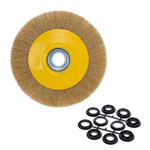 Grata circular lisa 10" cobrizada Makro