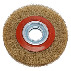 Grata circular lisa 6" cobrizada Makro