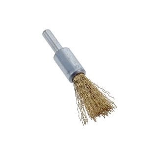 Grata tipo brocha para taladro 1/2" cobrizada Makro
