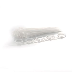 Amarre Plastico Mercury 4 X 200Mm Em P15 Blanco (Paqx100)