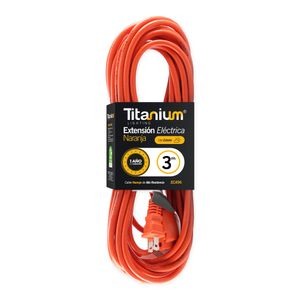 Extension Encauchetada Titanium 3Mt Eca96 Naranja