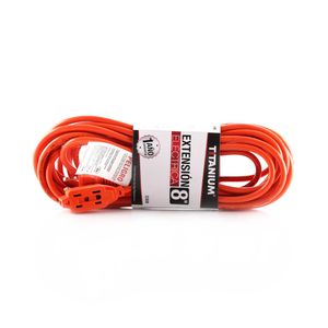 Extension Encauchetada Titanium 8Mt Ec A98 Naranja