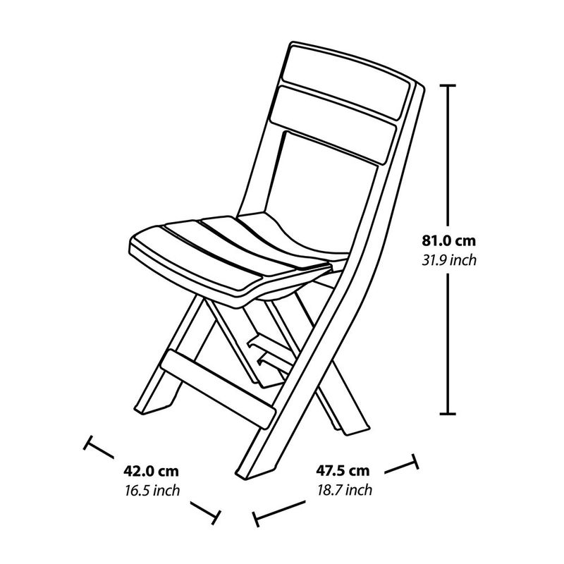 Silla plegable baru Mocca Rimax