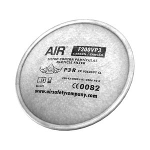 Filtro Air F200Vp3 Alta Eficiencia Vapor Organico (Par)