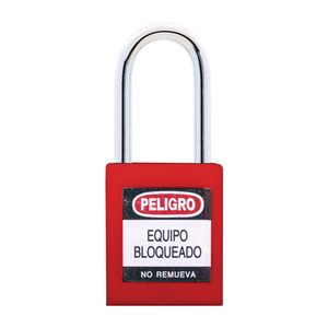 Candado de bloqueo gancho metálico rojo 38mm Yale 1174