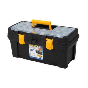 Caja de herramientas 20" negra tapa panal rimax