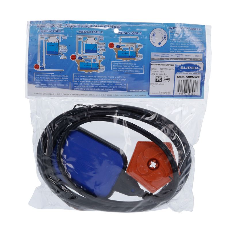 FLOTADOR-DE-NIVEL-EVANS-AVRN52C-14ampCABLEx2Mt-110v