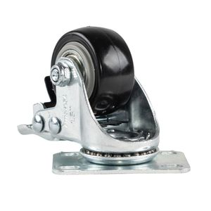 Rodachina-Imsa 1.1/2" -A- Tz Negra C/Freno(20)