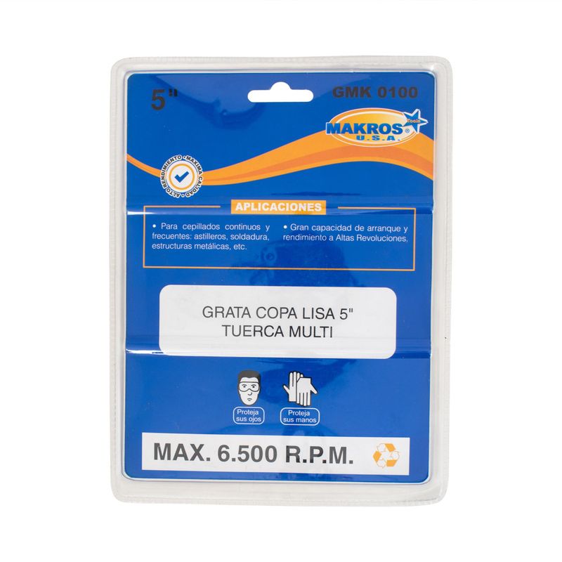 Grata-copa-lisa-5-eje-58-cobrizada-Makro