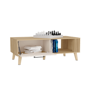 Mesa de centro 43X120X60 Vance RTA Fresno Europeo Capri