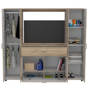 Closet Manila Z 200 X 180 X 50 RTA Duna + Blanco