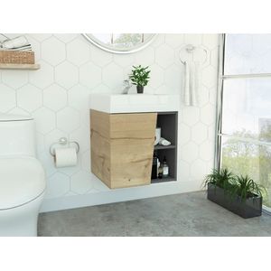 Mueble Baño Fussion Vital 45 Corona Plomo Duna
