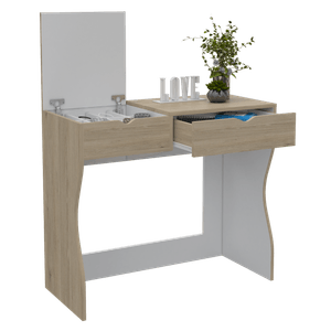 Mueble de Tocador Perla 90 RTA Rovere + Blanco