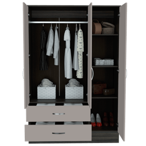 Closet Balton 180 X 120 X 50 RTA Carbon + Taupe