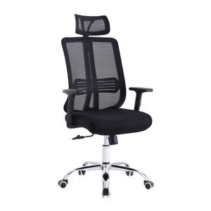 Silla Oficina X-123B - Bm-803 (1C) Negro 123X69X66 Cm