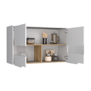Mueble Superior soler 100 Cocina RTA Blanco Macadamia