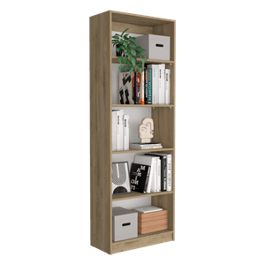 Estante Home E3 5 Espacios 180 X 62 RTA Macadamia Blanco