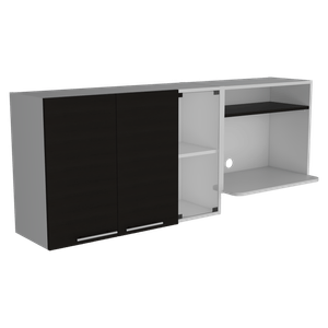Gabinete Superior Gina Cocina RTA Blanco + wengue