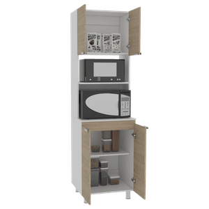 Mueble Microondas Fendi RTA Blanco Rovere