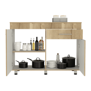 Modulo Inferior 120 Kitchen Orion RTA Blanco Duna
