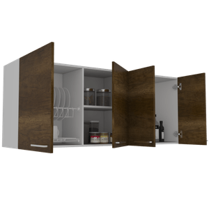 Gabinete cocina 1,50 Avon RTA Blanco-Caramelo