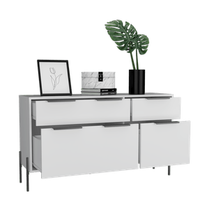 Comoda White Collection 69X122X36 RTA Blanco