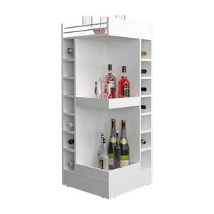 Bar Bajo Esquinero Lyman 111X46X46 RTA Blanco ZF