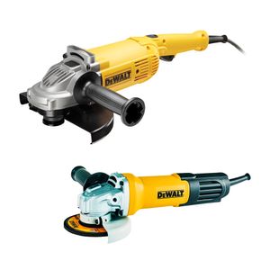 Combo Pulidora Angular 9". 2200w + Pulidora 4- 1/2" 750w Dewalt DWE490-B3l