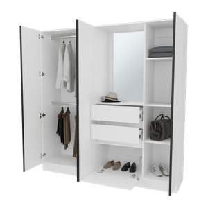 Closet  Kamelot 180 186X177X48,3 RTA Blanco ZF