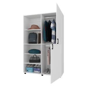 Closet Eco 120 184X120X46 RTA Blanco ZF