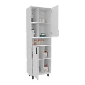 Mueble Alacena Bryce 190x60x39 RTA Blanco Mqz ZF