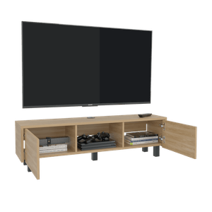 Repisa de Tv Glen Multifuncional 26X125X29 RTA Fresno Europeo