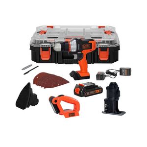 Taladro  Matrix Inalámbrico 4 en 1 20v Black + Decker Mtx20k4-b3