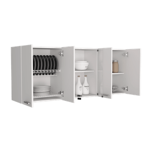 Gabinete Superior 150 Vidrio 60X150X31 RTA Blanco