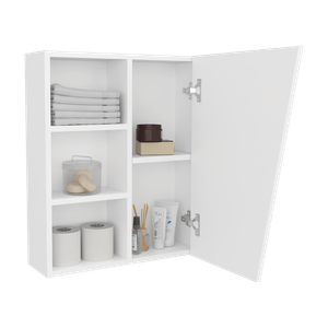 Gabinete de Baño con Espejo Quintana 59X50X16 RTA Blanco ZF