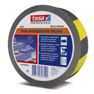 CINTA ANTIDESLIZANTE -TESA- 2" AMAR/NEGR