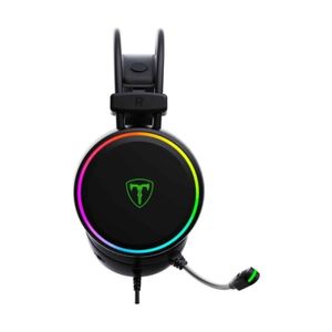 Diadema con microfono gaming T-RGH304 sona T-Dagger retroiluminación negro