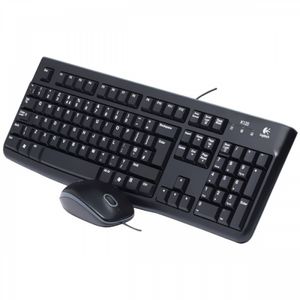 Combo Teclado + Mouse MK120 Logitech Cableado