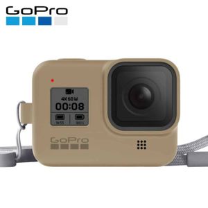 Funda con cuerda para Hero 8 Black Gopro en silicona color arena