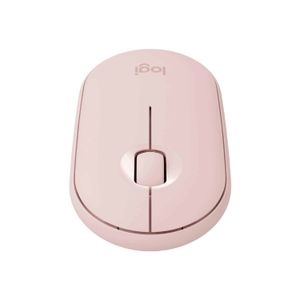 Mouse inalámbrico pebble M350s Logitech USB color rosa