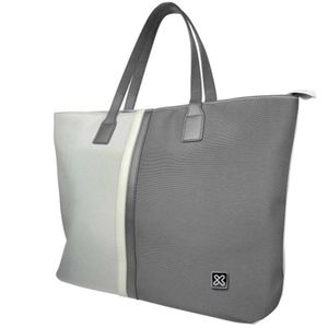 Bolso para portátil Klip Xtreme Poliéster 1200D gris con blanco
