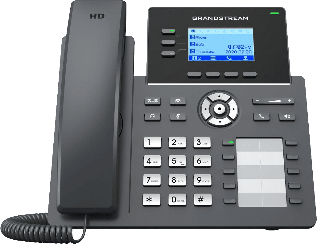 Teléfono IP Grandstream GRP2604P, 6 Cuentas SIP, 3 Líneas