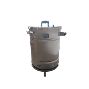 Asador Barril Ahumador Inoxidable 25 Lb calibre 18 material 304 (20 o 25 personas)