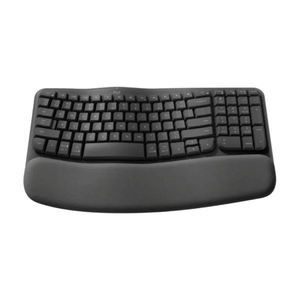 Teclado inalámbrico Wave Keys for Business Logitech ergonomico grafito
