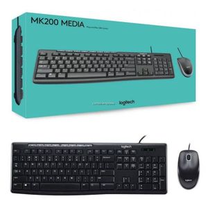 Combo Teclado + Mouse MK200  Logitech USB