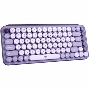 Teclado multidispositivo  POP KeysWireles Logitech Bluetooth lavanda