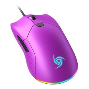 Mouse Alámbrico Gamer VSG VG-M430-PAU Aurora Austral Ambidiestro Púrpura