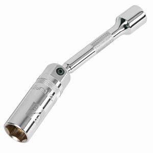Dado p/bujías 5/8" articulado con extensión 6", cuadro 3/8" Truper